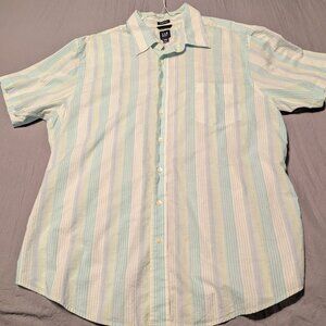 Gap Classic Fit Button up Shirt Mens XXL